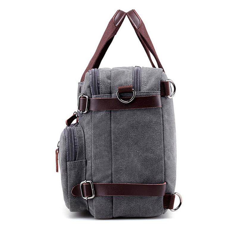 Męska 3-kamienna Torebka Vintage Crossbody Torba Na Ramię Plecak Podróżny