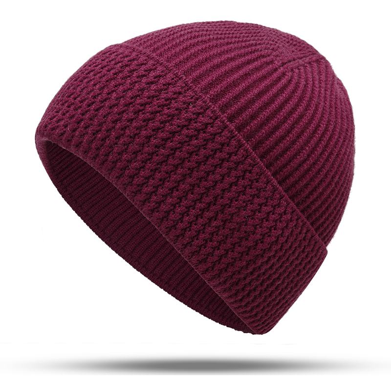 Męska Damska Luźna Dzianinowa CZapka Beanie