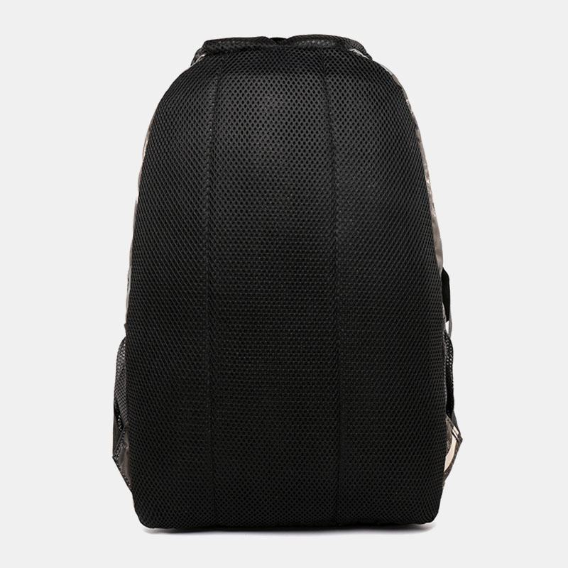 Męska Kamuflażowa Wodoodporna Torba Szkolna O Dużej Pojemności 15.6-calowa Torba Na Laptopa Travel Outdoor Backpack