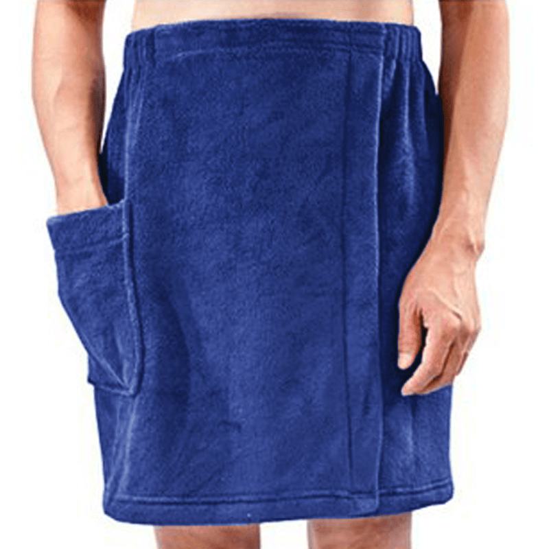 Męska Kąpiel Wrap Prysznic Poręczny Spódnica Body Beach Szlafrok Ręczniki Kąpielowe Soft Wraps Robe