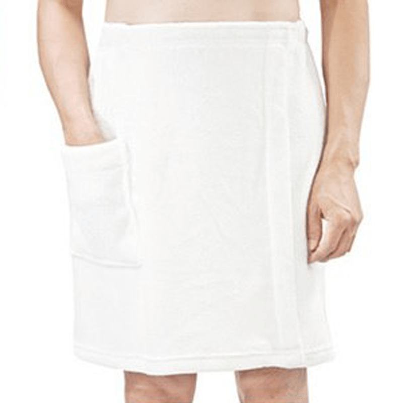 Męska Kąpiel Wrap Prysznic Poręczny Spódnica Body Beach Szlafrok Ręczniki Kąpielowe Soft Wraps Robe