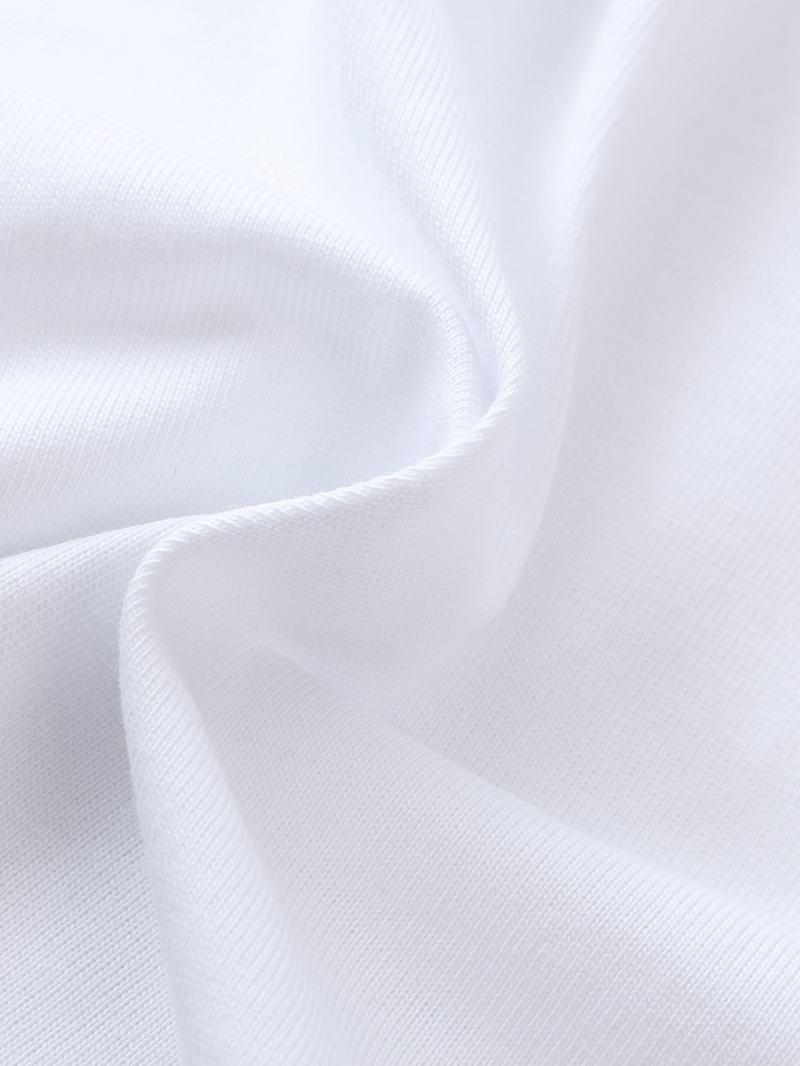 Męska Koszulka Z Krótkim Rękawem 100% Bawełny W Stylu Vintage Z Okrągłym Dekoltem I Krótkim Rękawem