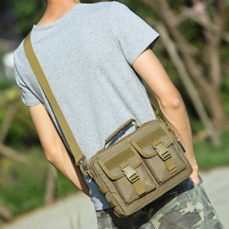 Męska Nowa Płócienna Torba Taktyczna Camo Casual Crossbody