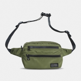 Męska Nylonowa Lekka Codzienna Wodoodporna Odporna Na Zużycie Torba Na Klatkę Piersiową Torba Na Ramię Crossbody