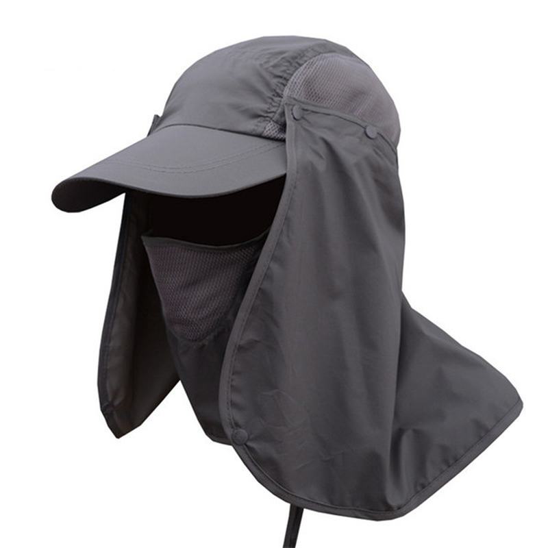 Męska Osłona Na Szyję Quick Dry Sun Fishing Hat Wiadro Z Nausznikami Outdoor Uv Protection Cap