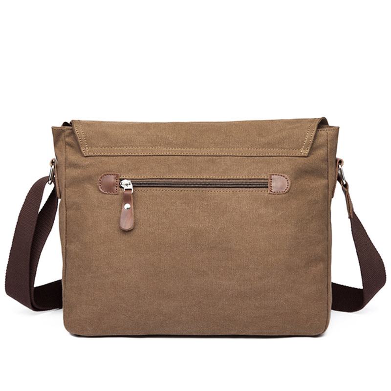 Męska Płócienna Torba Na Ramię Casual Messenger Bag Retro Torba Na Laptopa