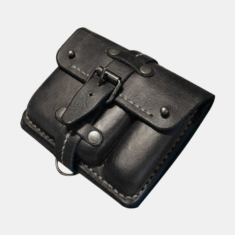 Męska Skórzana 4 Etui Na Scyzoryk Torba Na Pasek Hip Bum Bag Utility Travel Belt Sheath