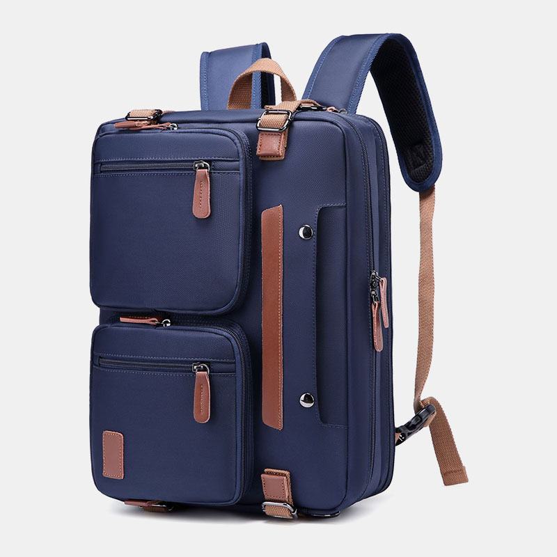 Męska Torba Na Co Dzień Multicarry O Dużej Pojemności 15.6/17 Cali Torba Na Laptopa Plecak Z Wieloma Kieszeniami Crossbody