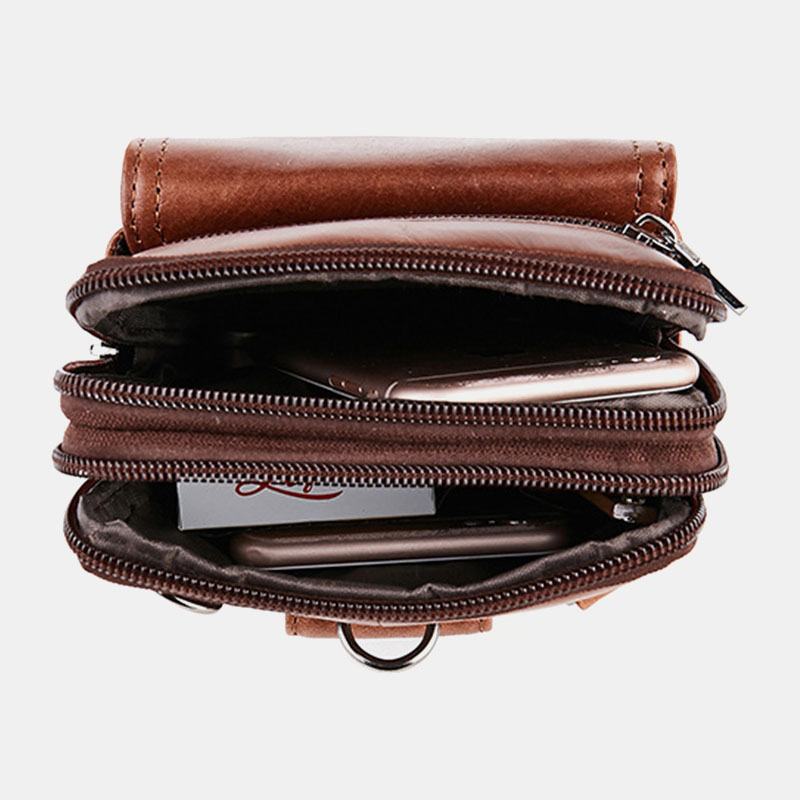 Męska Torba Na Ramię W Stylu Vintage Crossbody Torba Na Talię Torba Na Telefon