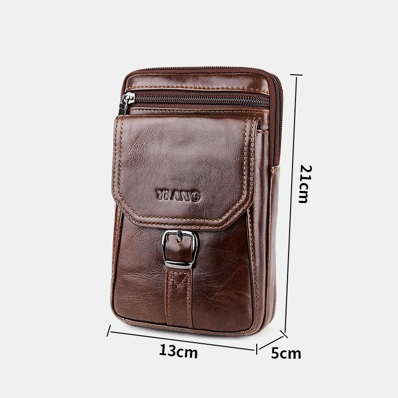 Męska Torba Na Ramię W Stylu Vintage Crossbody Torba Na Talię Torba Na Telefon