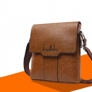 Męska Torba Na Ramię Z Pu Leather Leisure Torba Przez Ramię