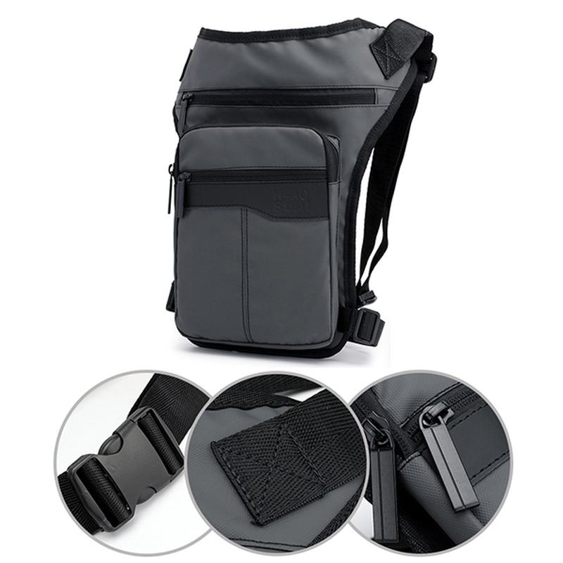 Męska Torba Na Talię Na Zewnątrz Nylonowa Torba Crossbody Z Wieloma Kieszeniami