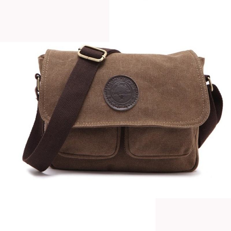 Męska Torba Retro Crossbody Płócienna Torba Na Ramię Messenger