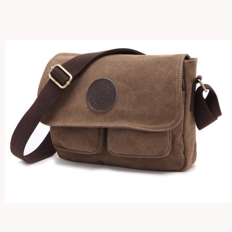 Męska Torba Retro Crossbody Płócienna Torba Na Ramię Messenger