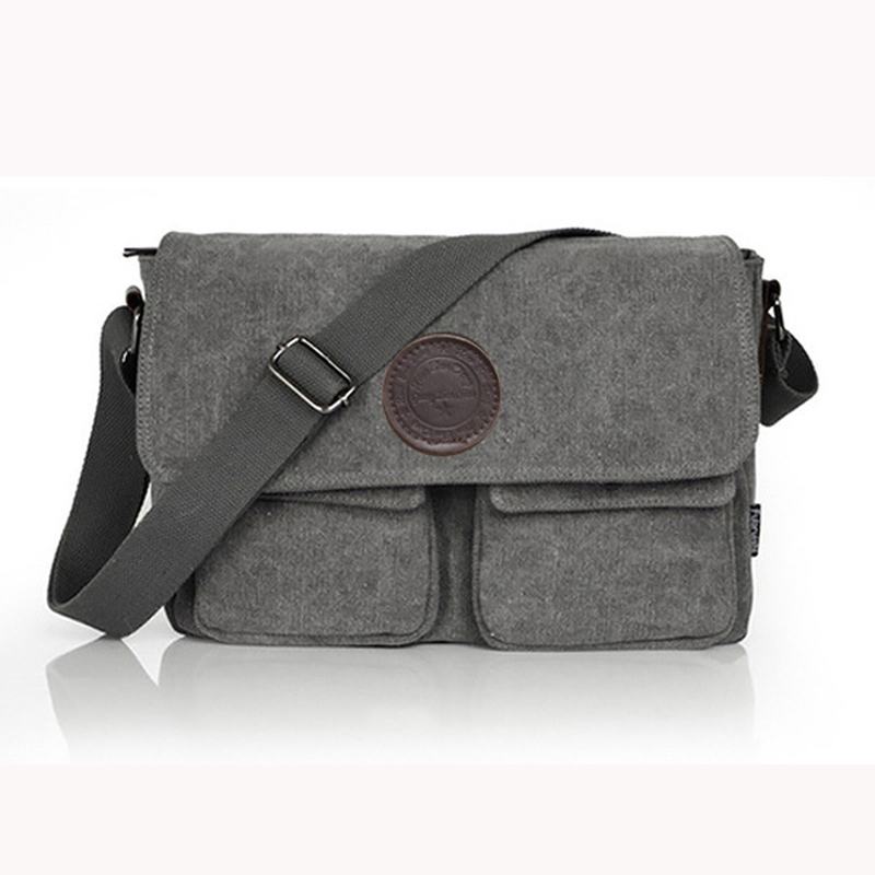 Męska Torba Retro Crossbody Płócienna Torba Na Ramię Messenger