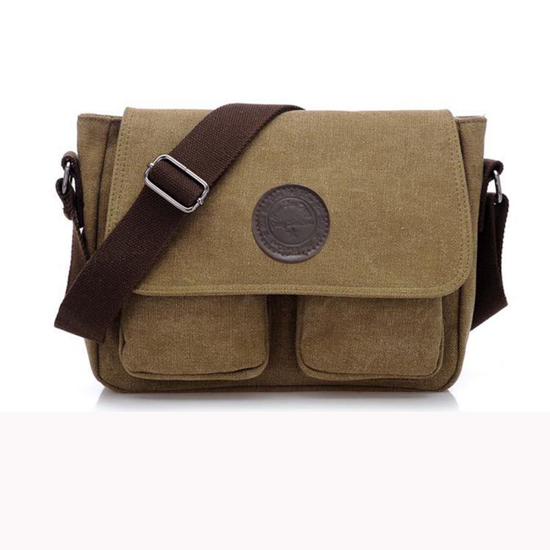 Męska Torba Retro Crossbody Płócienna Torba Na Ramię Messenger