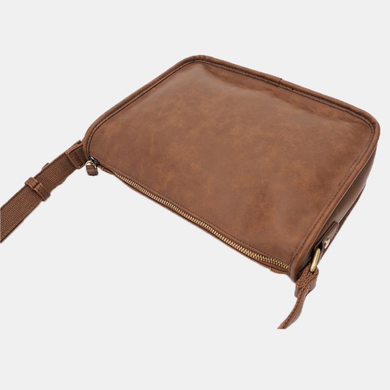 Męska Torba Ze Skóry Pu O Dużej Pojemności Vintage 6.3 Cala Torba Na Telefon Torba Crossbody Torby Na Ramię