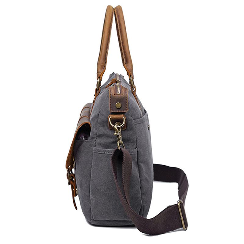 Męska Torebka Podróżna Na Zewnątrz Vintage Crossbody Torba Na Ramię Canvas Designer Bag