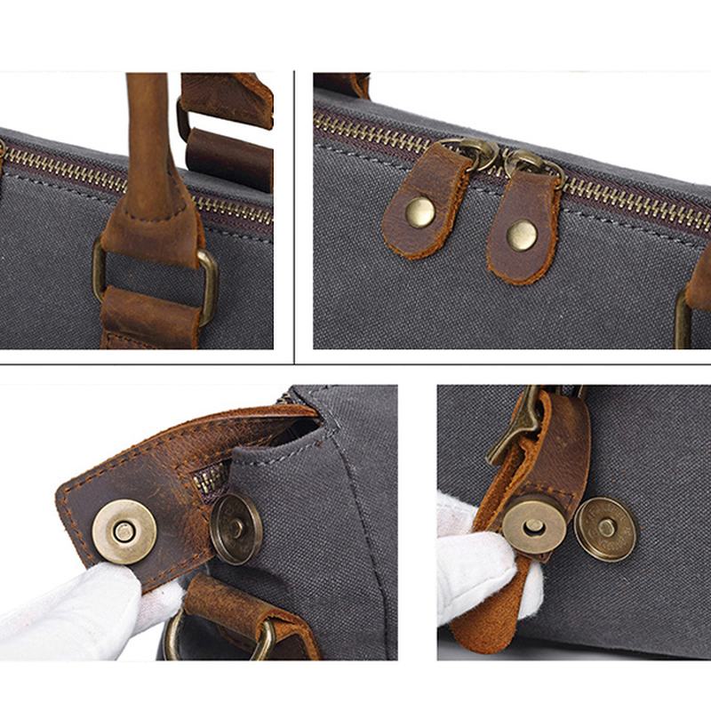 Męska Torebka Podróżna Na Zewnątrz Vintage Crossbody Torba Na Ramię Canvas Designer Bag