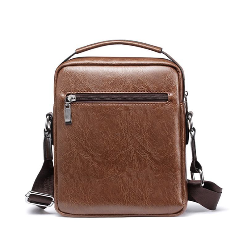 Męska Torebka Ze Skóry Pu W Stylu Vintage Torba Na Ramię W Stylu Retro Crossbody