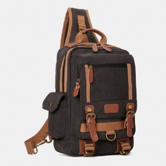 Męska Wodoodporna Torba Na Klatkę Piersiową Oxford Multi-pocket Outdoor Travel Wielofunkcyjna Torba Crossbody Z Zabezpieczeniem Przeciw Kradzieży