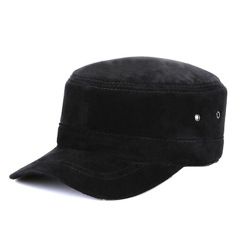 Męska Zimowa Ciepła Wojskowa Płaska CZapka Casual Outdoor Sun Visor Baseball Hat