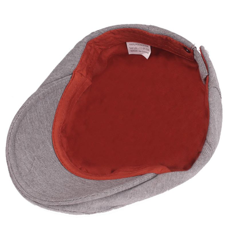 Męski Bawełniany Beret Retro Berety Casual Hat Golf Driving Flat Cabbie Newsboy Hat