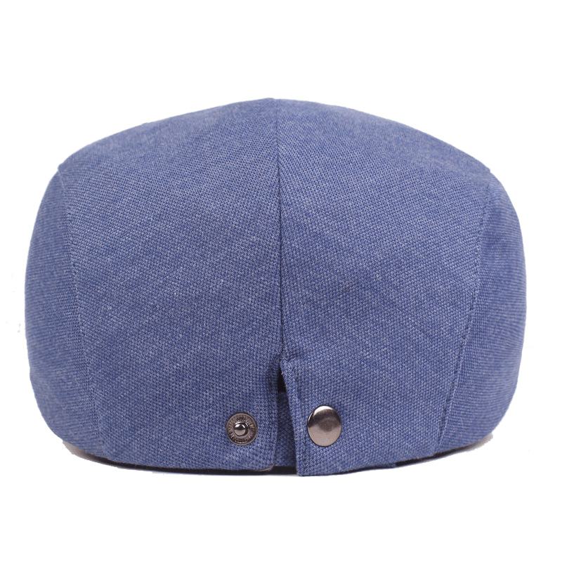 Męski Bawełniany Beret Retro Berety Casual Hat Golf Driving Flat Cabbie Newsboy Hat