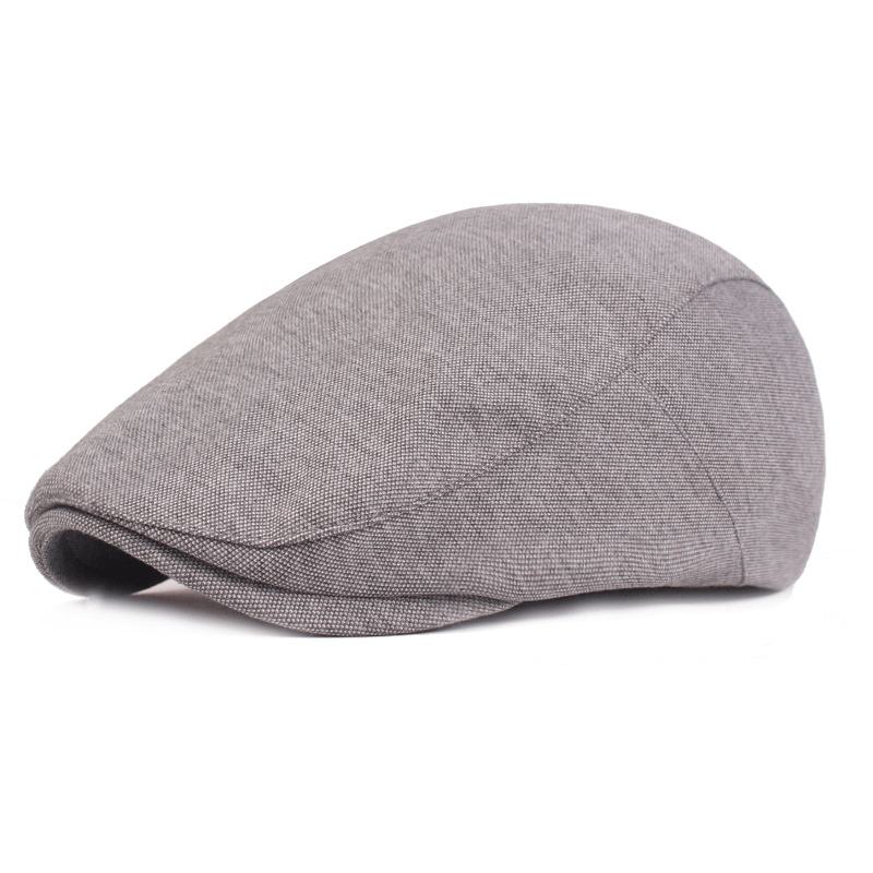 Męski Bawełniany Beret Retro Berety Casual Hat Golf Driving Flat Cabbie Newsboy Hat