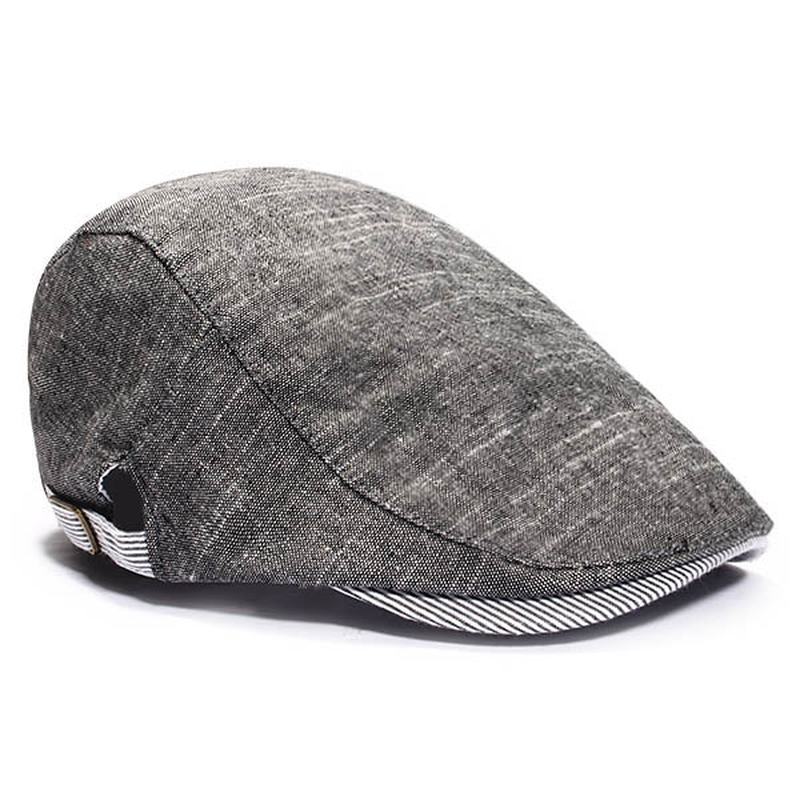 Męski Męski Beret Retro Bawełniany Daszek Gorras Planas Beret CZapki Cabbie Ivy Cap