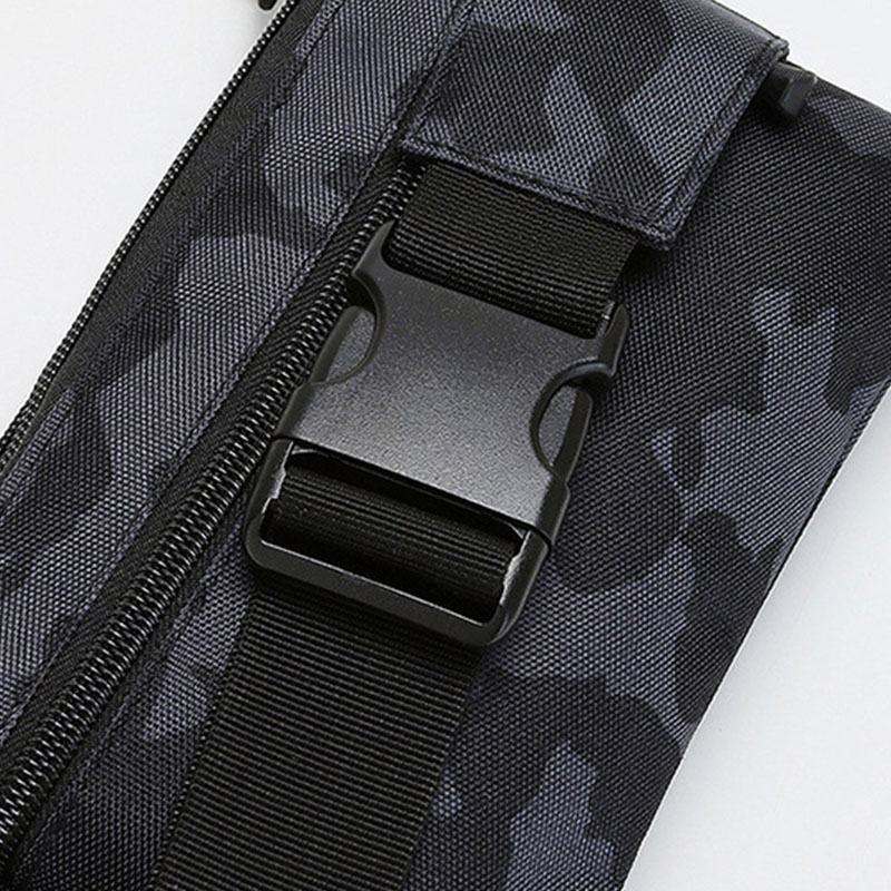 Męski Nylonowy Kamuflaż Multi-carry Multi-pocket Sport Outdoor Tactical Torba Na Ramię Torba Na Klatkę Piersiową