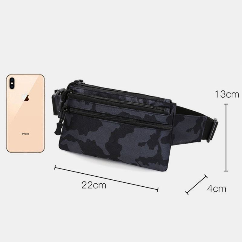 Męski Nylonowy Kamuflaż Multi-carry Multi-pocket Sport Outdoor Tactical Torba Na Ramię Torba Na Klatkę Piersiową