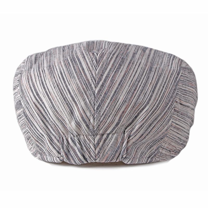 Męski Odkryty Letni Oddychający Cienki Beret Solidny Gazeciarz Cabbie Flat Caps Visor