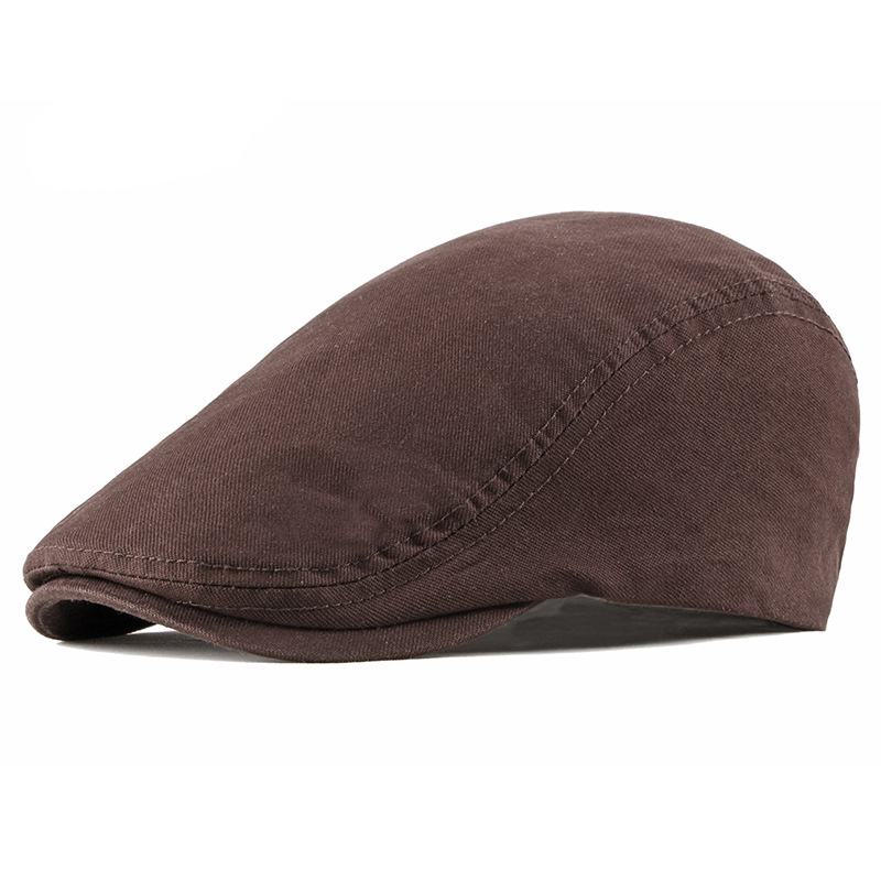 Męski Prosty Art Retro Casual Wiosenno-jesienny Beret