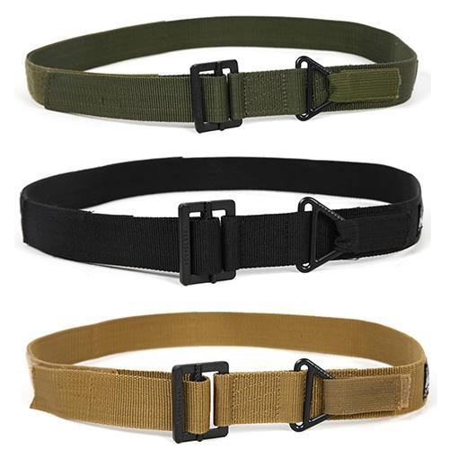 Męski Regulowany Wojskowy Płótno Ratownicze Rigger Belt Canvas Casual Belt