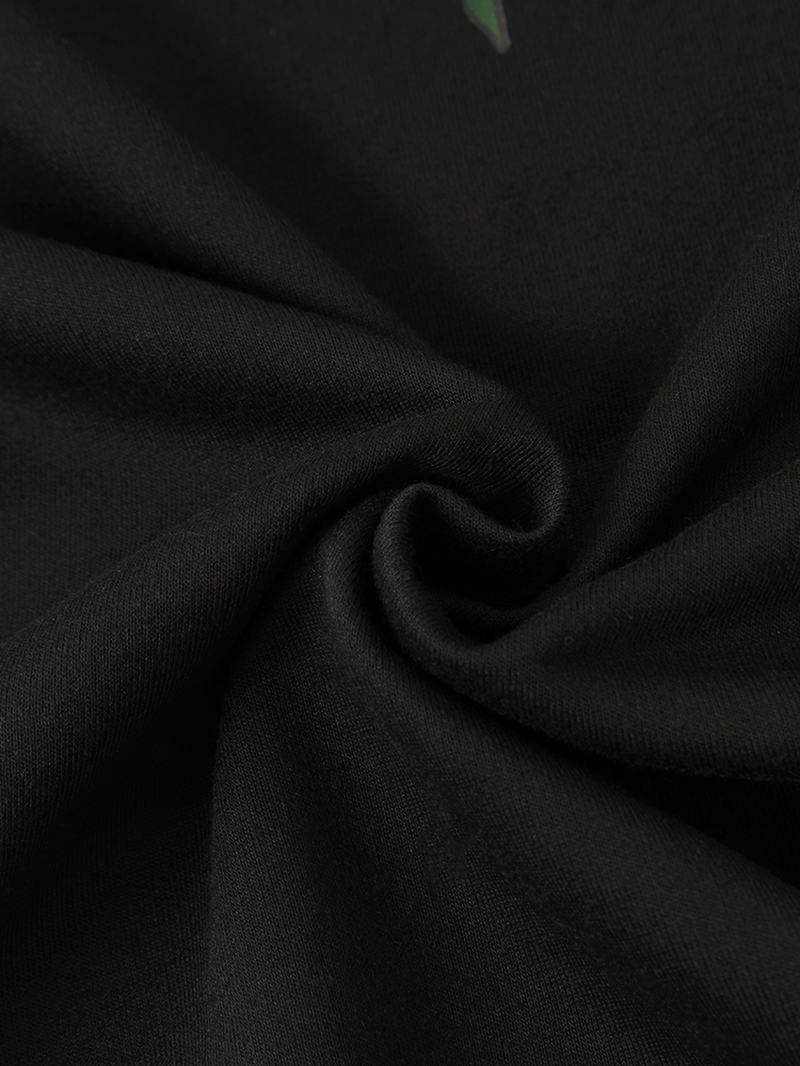 Męski Sweter Z Okrągłym Dekoltem W Róży Z Długim Rękawem Proste Bawełniane Bluzy