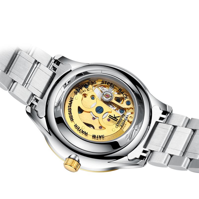 Męski Zegarek W Stylu Biznesowym W Kolorze Różowego Złota Automatyczny Mechaniczny Zegarek Na Rękę