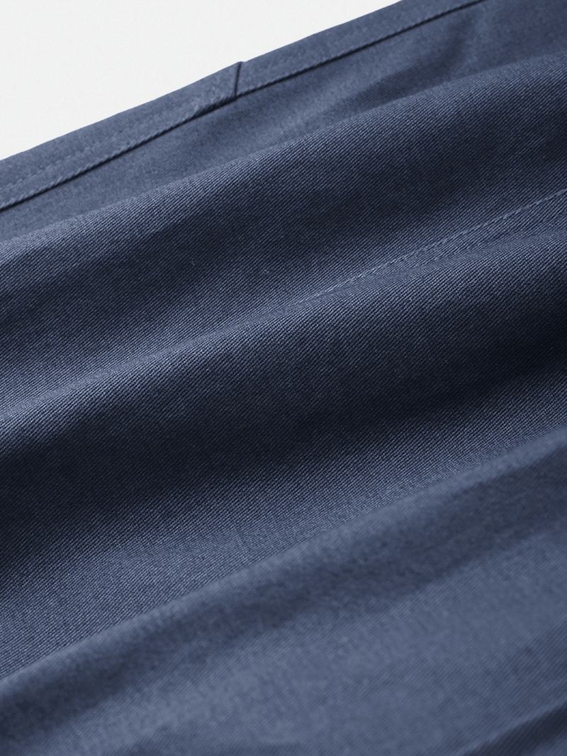 Męskie 100% Bawełniane Spodnie Do Biegania W Jednolitym Kolorze Z Kieszenią