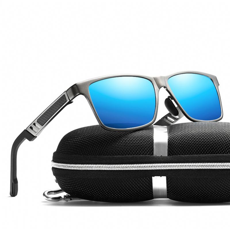Męskie Aluminiowe Okulary Przeciwsłoneczne Z Magnezem