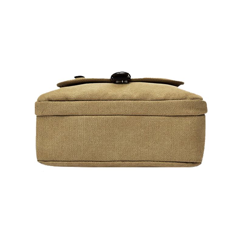 Męskie Canvas Wielofunkcyjna Torba Na Ramię W Stylu Vintage Torba Na Ramię Casual Business Travel Pack