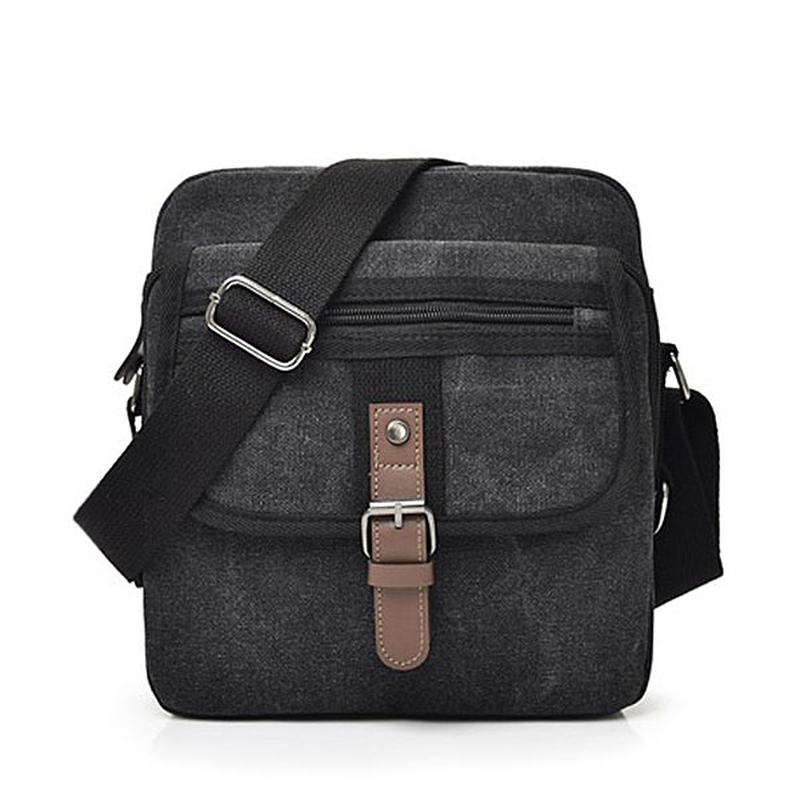 Męskie Canvas Wielofunkcyjna Torba Na Ramię W Stylu Vintage Torba Na Ramię Casual Business Travel Pack