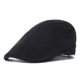 Męskie CZapki Na Lato Patchwork Oddychające Berety Solid Newsboy Cabbie Flat Caps Visor