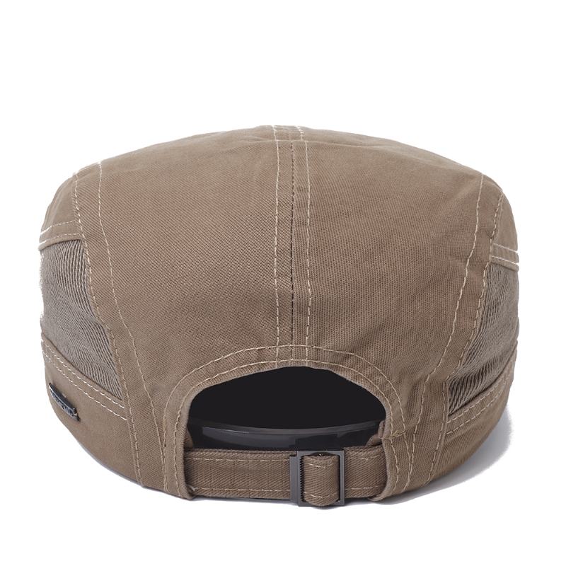 Męskie CZapki Na Lato Patchwork Oddychające Berety Solid Newsboy Cabbie Flat Caps Visor