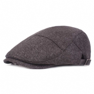 Męskie Damskie Dorywczo Zimowe Ciepłe Zagęścić Regulowane Berety Outdoor Plain Newsboy Caps