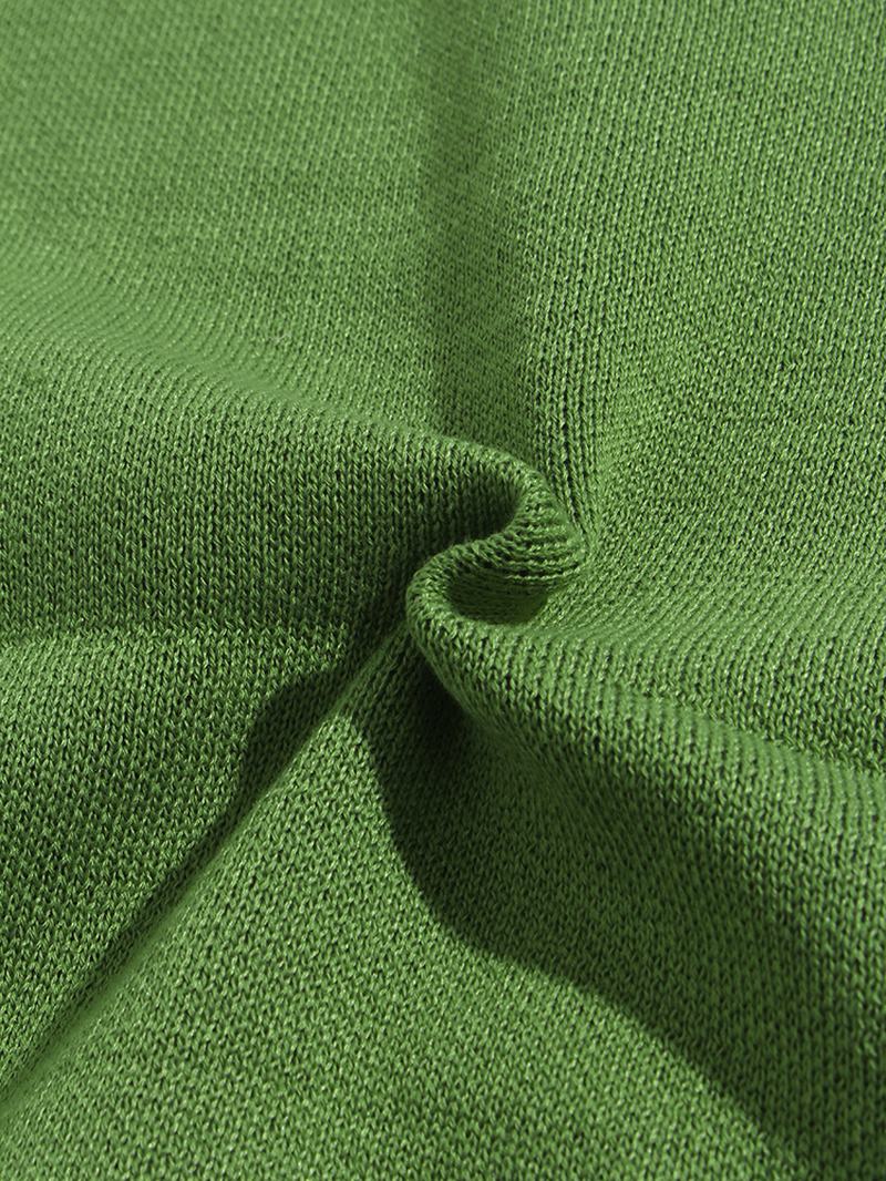 Męskie Dzianinowe Abstrakcyjne Figury Wzór Bawełniany Sweter Casual Swetry Z Okrągłym Dekoltem