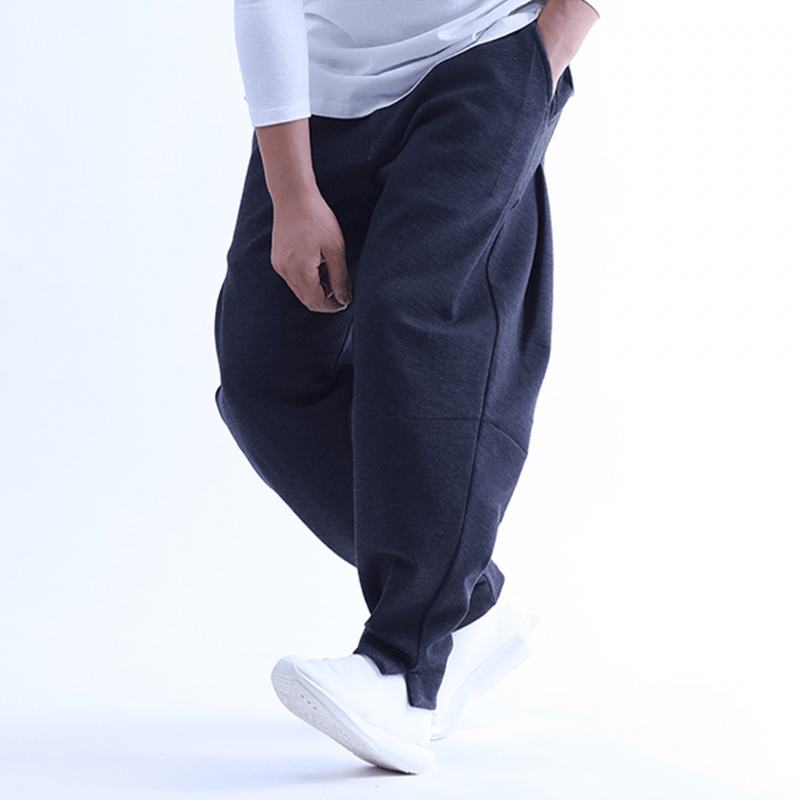 Męskie Elastyczne Bawełniane Oddychające Krótkie Spodnie Proste Na Co Dzień