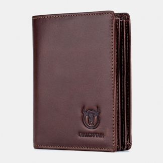 Męskie Genuine Leather Bifold Multi-card Slot Holder Portmonetka Portmonetka Portfel Na Pieniądze