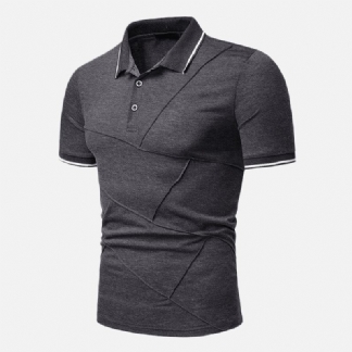 Męskie Klasyczne Stylowe Koszule Do Golfa Na Co Dzień