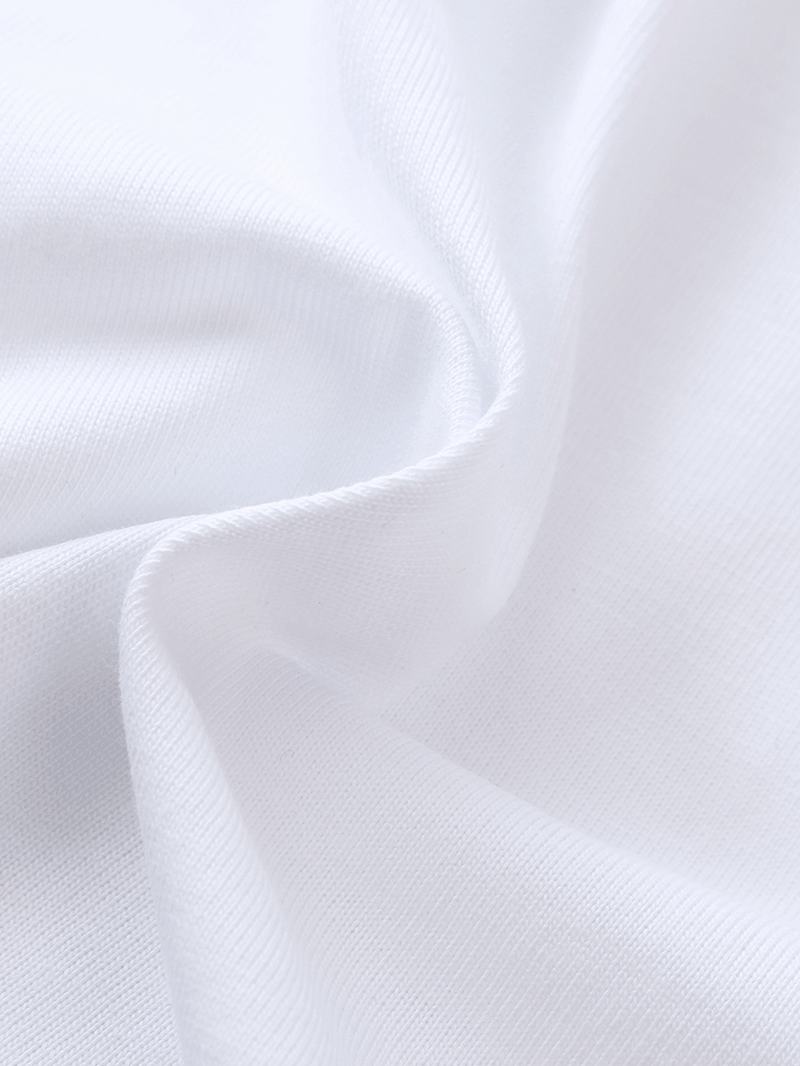 Męskie Koszulki Z Krótkim Rękawem 100% Bawełniane Wzór Wiśniowy Z Nadrukiem W Litery