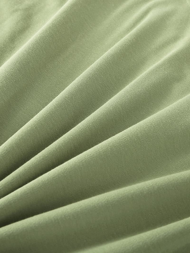 Męskie Kreskówki Żyrafa List Drukowanie Drop Shoulder Cotton Przytulne Zestawy Piżam